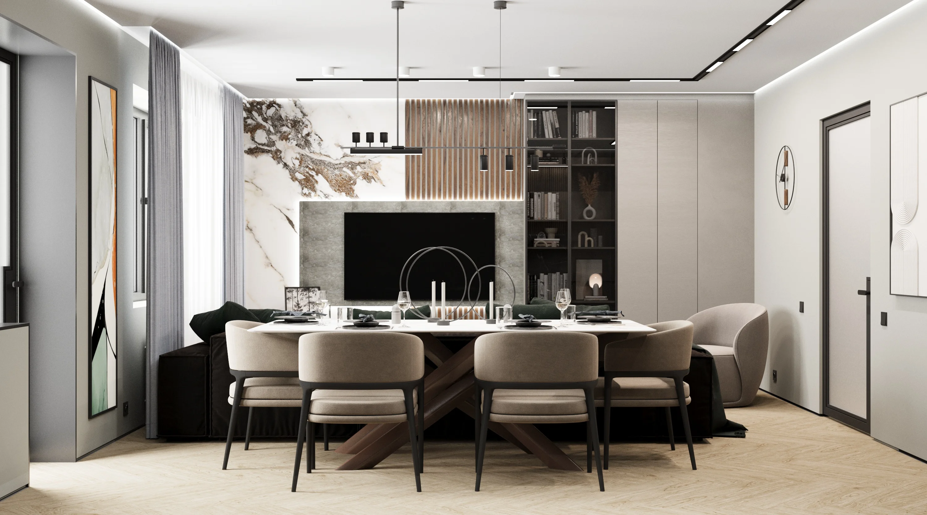 Кухня современного интерьера